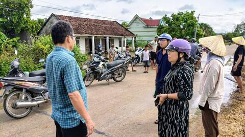 LÃNH ĐẠO XÃ IA HIAO TIẾP TỤC CHỈ ĐẠO KHẮC PHỤC NGẬP LỤT